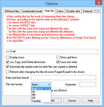 Directory Compare Portable screenshot 8