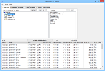 Directory List & Print screenshot