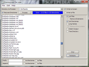 Directory Lister screenshot