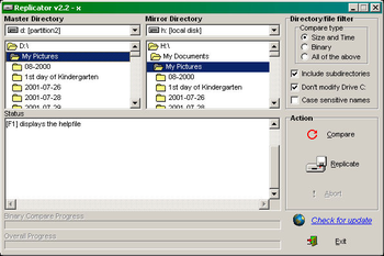 Directory Replicator screenshot