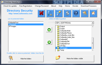 Directory Security screenshot