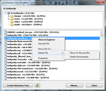Directory Size Calculator screenshot 2