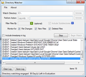 Directory Watcher screenshot