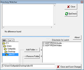 Directory Watcher screenshot