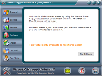 DirectX Happy Uninstall screenshot 5