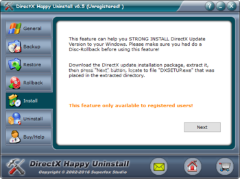 DirectX Happy Uninstall screenshot 6