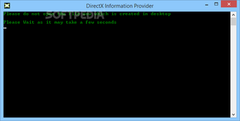 DirectX Information Provider screenshot