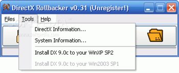 DirectX Rollbacker screenshot 2