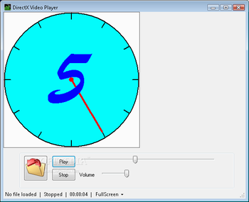 DirectX Video Player screenshot 2