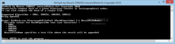 DirHash screenshot
