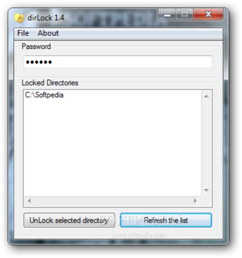 dirLock screenshot