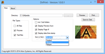 DirPrint screenshot 2