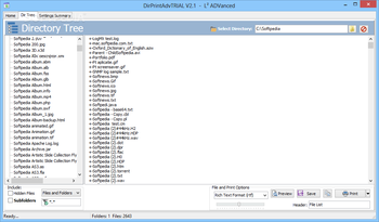 DirPrintAdv screenshot 4