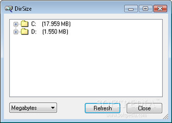 DirSize screenshot
