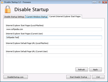 Disable Startup screenshot 2