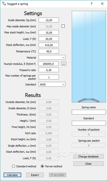 Disc Spring Solver screenshot 16