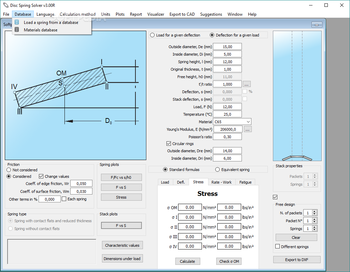 Disc Spring Solver screenshot 3