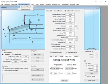 Disc Spring Solver screenshot 4