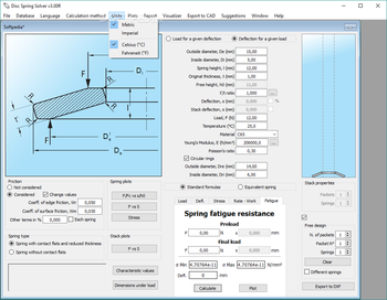 Disc Spring Solver screenshot 5