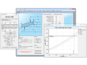 Disc Spring Solver screenshot