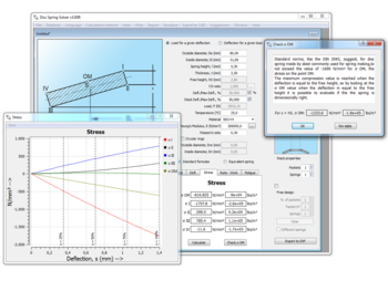 Disc Spring Solver screenshot 5