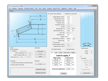 Disc Spring Solver screenshot 9