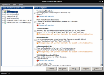 DisCleaner screenshot