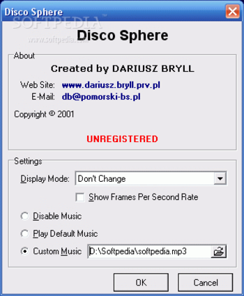 Disco sphere screenshot 2