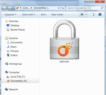 DiscreetKey screenshot