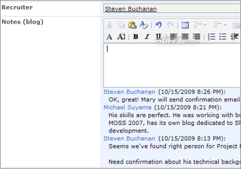 Discussion Column for SharePoint screenshot