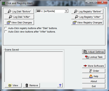 Disk and Registry Alert (formerly Disk and Registry Uninstaller) screenshot