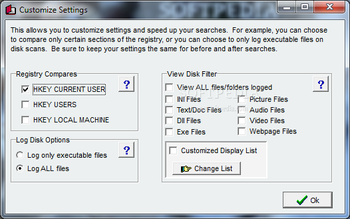 Disk and Registry Alert (formerly Disk and Registry Uninstaller) screenshot 2