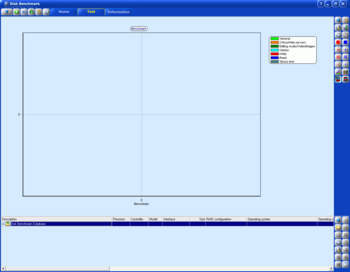 Disk benchmark screenshot 2