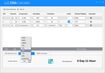 Disk Calculator screenshot 2