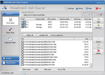 Disk Clean Up and PC Cleaner screenshot 2