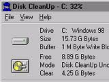 Disk CleanUp 2000 screenshot