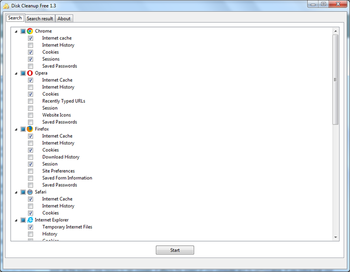 Disk Cleanup Free screenshot