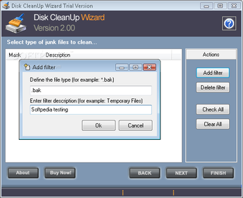 Disk CleanUp Wizard screenshot 2