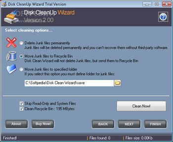 Disk CleanUp Wizard screenshot 3