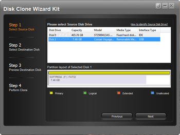 Disk Clone Wizard Kit screenshot
