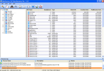 Disk Doctors FAT Data Recovery screenshot