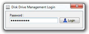 Disk Drive Management screenshot