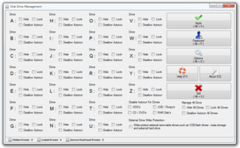 Disk Drive Management screenshot 2