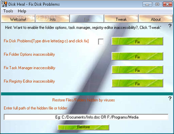 Disk Heal screenshot