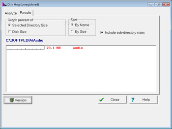 Disk Hog screenshot 2
