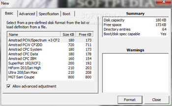 Disk Image Manager (previously SPIN Disk Manager) screenshot 2