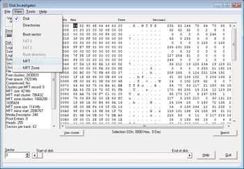 Disk Investigator screenshot 2