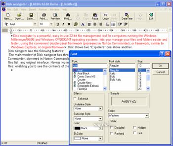 Disk navigator screenshot 3