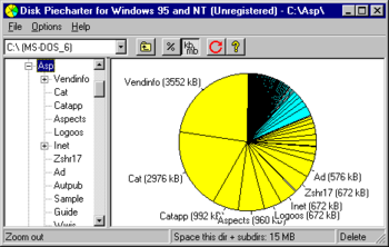 Disk Piecharter screenshot