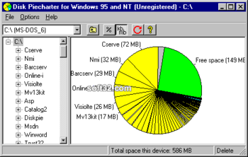 Disk Piecharter screenshot 2